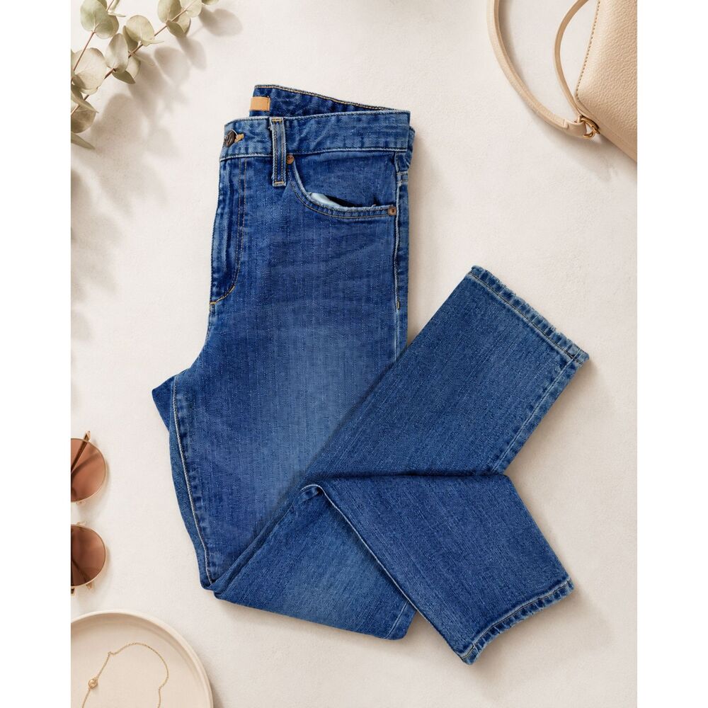 Joe’s Jeans Women’s Size 28 Mid Rise Straight Leg Blue Stretch Denim Jeans